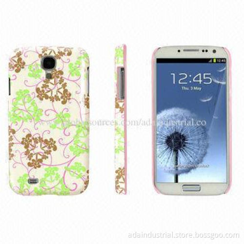 IMD Cases for Samsung S4, Made of PC Material, Flash Powder Put Single Bottom Light Oil and Water